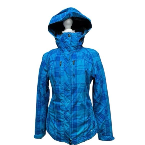 Columbia Blue Whirlibird™ V Interchange Jacket Zip Out Liner Venting Hood Size S - Picture 1 of 16